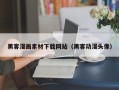 莘县黑客漫画素材下载网站（黑客动漫头像）